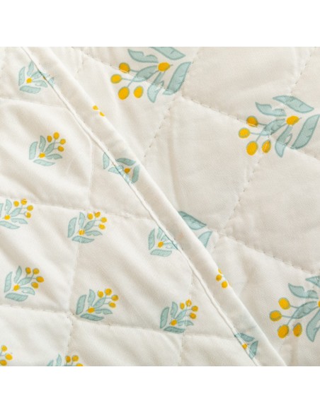 Colcha bouti Spring verde tiffany colchas-bouti