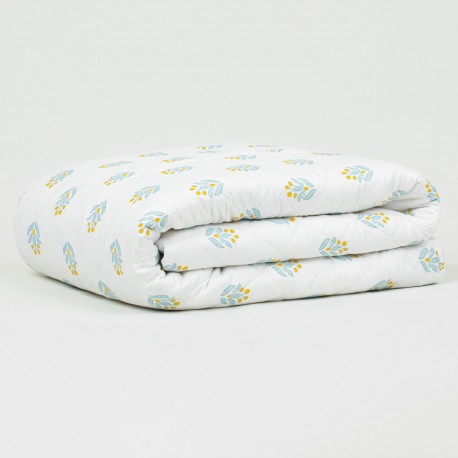 Colcha bouti Spring verde tiffany colchas-bouti