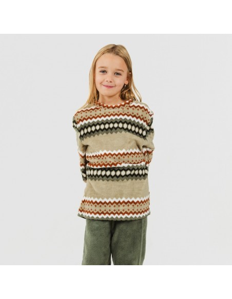 Pijama coral criança Vaduz verde caça pijama-infantil