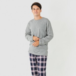 Pijama homem flanela Cuadro... 2