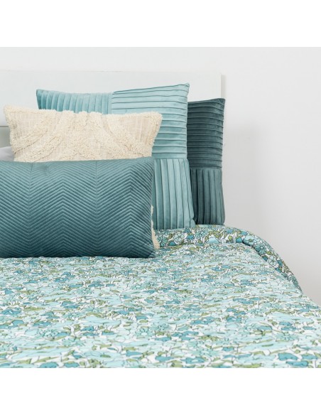 Colcha bouti Taylor azul indigo colchas-bouti