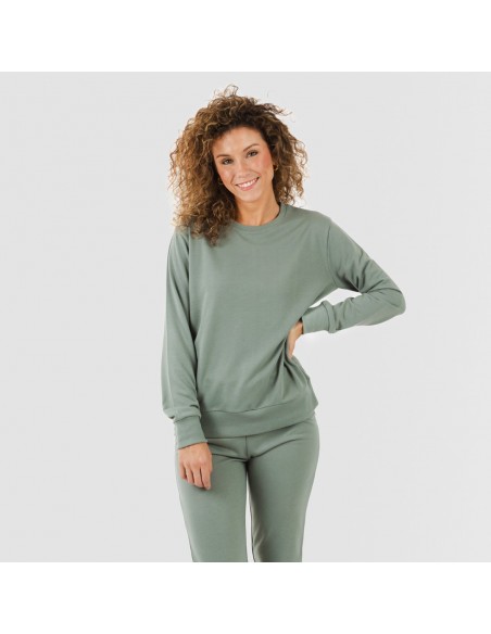 Set Sport mulher verde caça new set-sport-largo-mujer