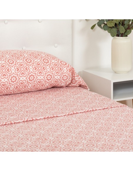 Jogo de lençóis térmicos Capri malva rosa lencois-termicos