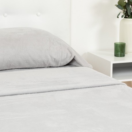 Jogo de lençóis veludo liso cama-90