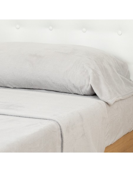 Jogo de lençóis veludo liso cama-90