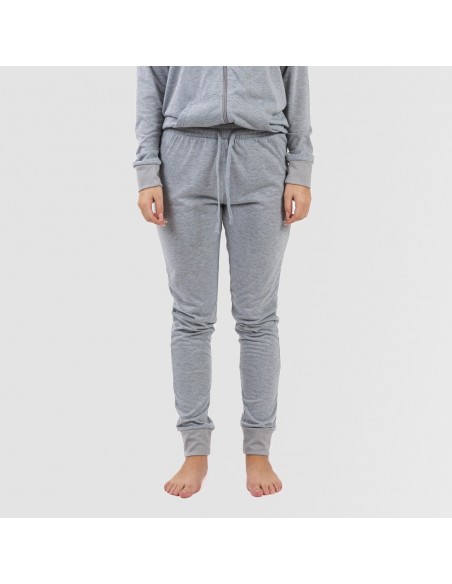 Conjunto desportivo de casaco mulher cinza roupa-de-desporto-mulher
