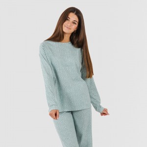 Pijama algodão Anita verde... 2