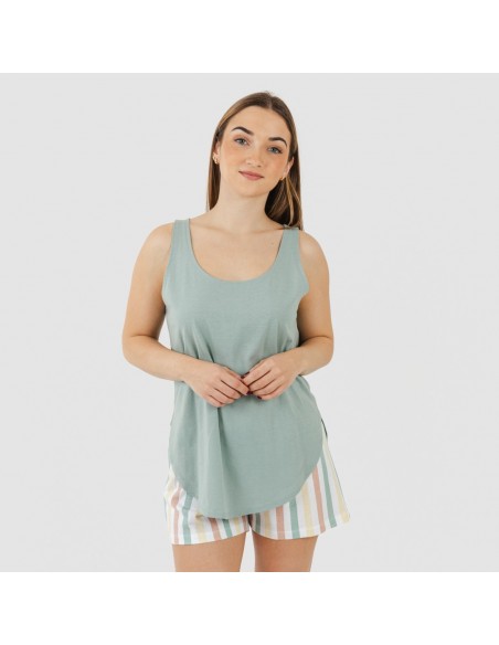 Pijama curto algodão Raya Laia pijamas-curtos-mulher