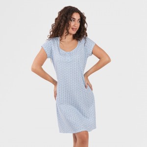 Vestido algodão Timon azul... 2