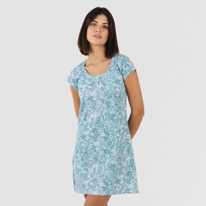 Vestido algodão Hera verde... 2