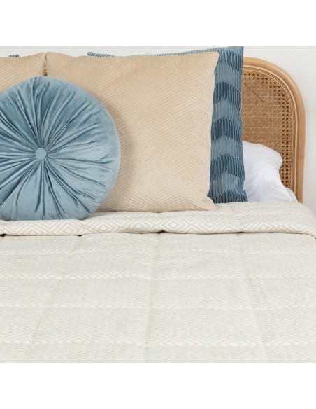 Colcha jacquard chenilla Andres natural - 120gr colchas-jacquard