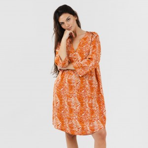 Túnica viscosa Sole cor telha 2