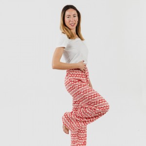 Calças viscosa Pastela fresa 2