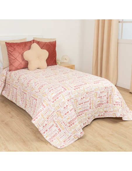 Colcha bouti Paris marsala colchas-bouti