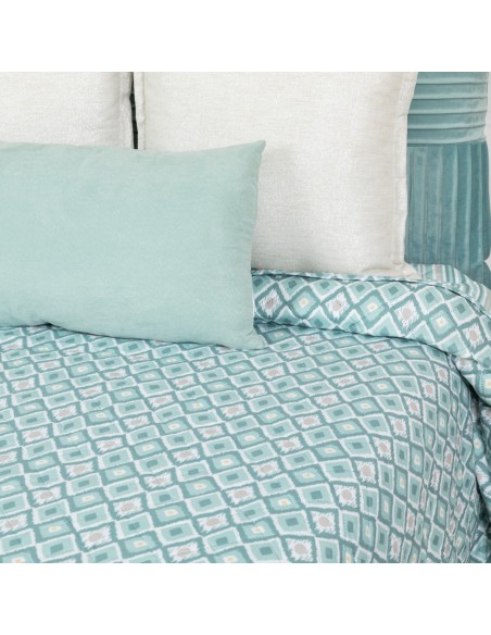 Colcha bouti Bianca verde menta colchas-bouti