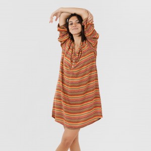 Túnica viscosa Emily cor telha 2