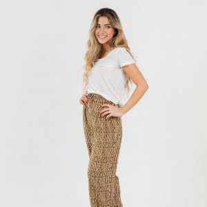 Calças viscosa Erina verde... 2