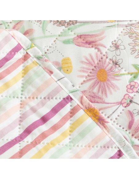 Colcha bouti Ainhoa rosa colchas-bouti