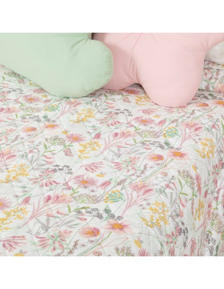 Colcha bouti Ainhoa rosa colchas-bouti