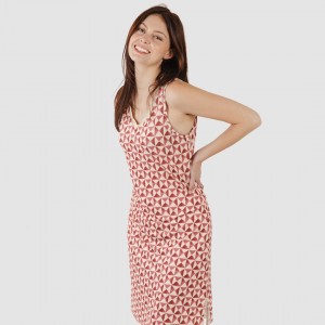 Vestido midi alças soft... 2