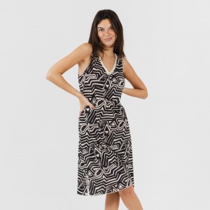 Vestido midi alças soft...