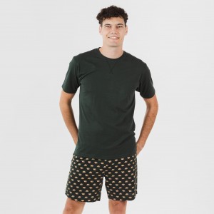Pijama curto algodão homem...
