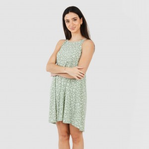 Vestido curto alças crepe... 2