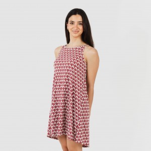 Vestido curto alças crepe... 2