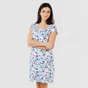 Vestido algodão Maura verde... 2