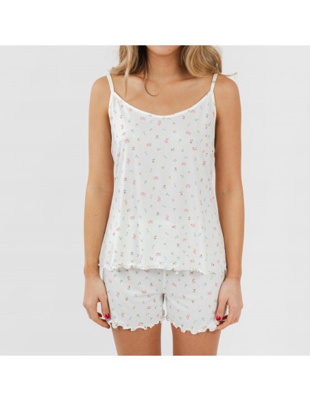 Pijama alças mulher soft Coby pijamas-curtos-mulher