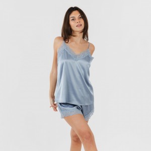 Pijama alças mulher Saten...