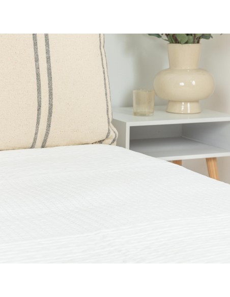 Colcha duplo tecido jacquard Paula branco colchas-jacquard