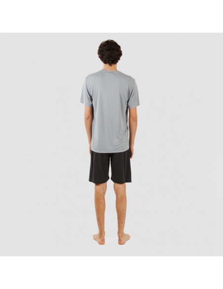 Conjunto desportivo curto técnico homem cinza perla - cinza marengo ropa-deporte-hombre