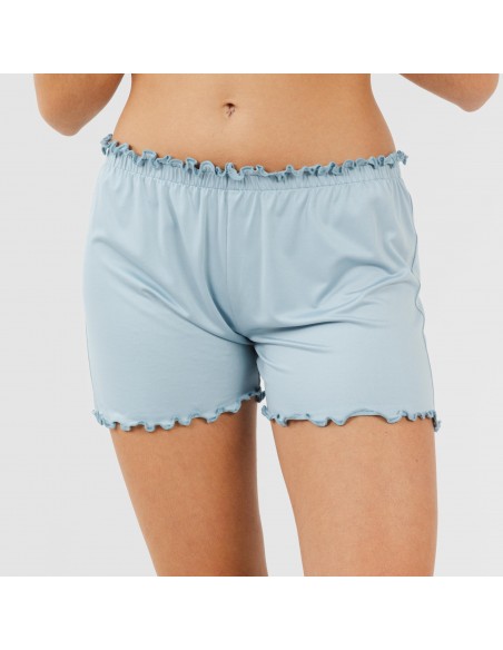 Pijama manga curta mulher soft lisos pijamas-curtos-mulher