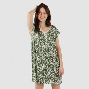 Vestido curto manga fluída... 2