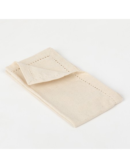 Conjunto 4 guardanapos algodão lisos toalhas-de-mesa