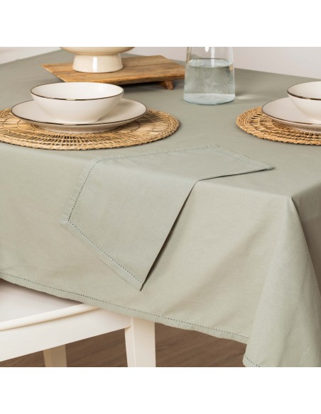 Conjunto 4 guardanapos algodão lisos toalhas-de-mesa