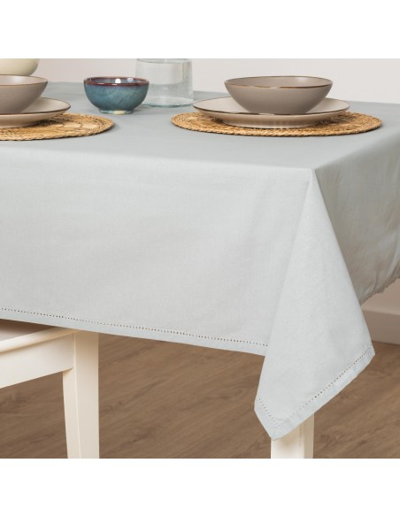 Toalha de mesa anti manchas algodão liso toalhas-de-mesa