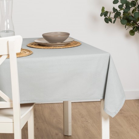 Toalha de mesa anti manchas algodão liso toalhas-de-mesa