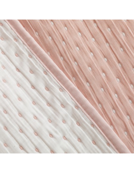 Colcha duplo tecido jacquard Malha colchas-e-edredoes