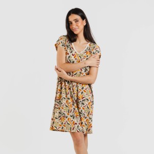 Vestido curto manga fluída... 2