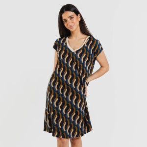 Vestido curto manga fluída... 2