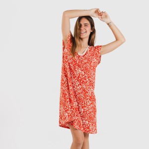 Vestido curto manga fluída... 2