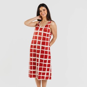 Vestido midi alças soft... 2