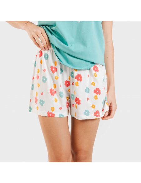 Pijama curto algodão Maracas pijamas-curtos-mulher