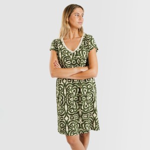 Vestido curto manga fluída... 2