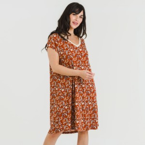 Vestido curto manga fluída... 2