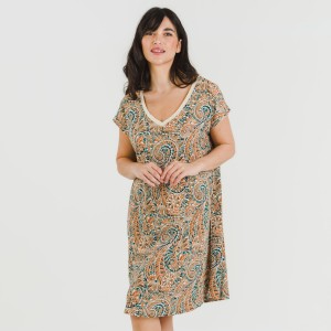 Vestido curto manga fluída... 2