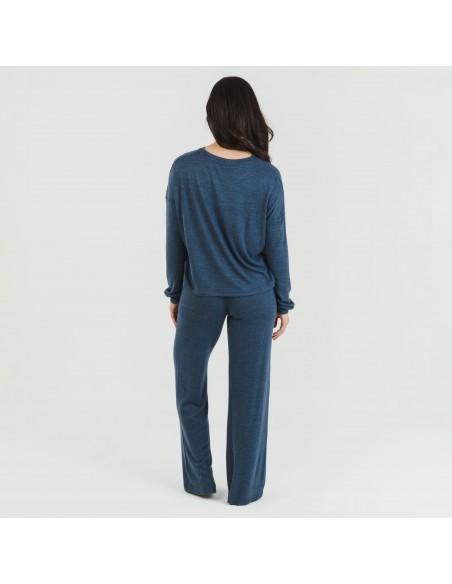Pijama angorina liso roupa-para-estar-por-casa