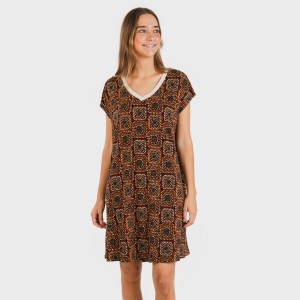 Vestido curto manga fluida... 2